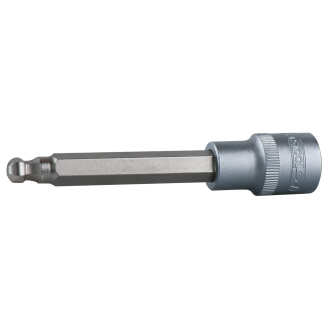 911.5318 1/2 Bit-Stecknuss Innensechskant mit Kugelkopf, lang, 12 mm-Beschreibung lesen