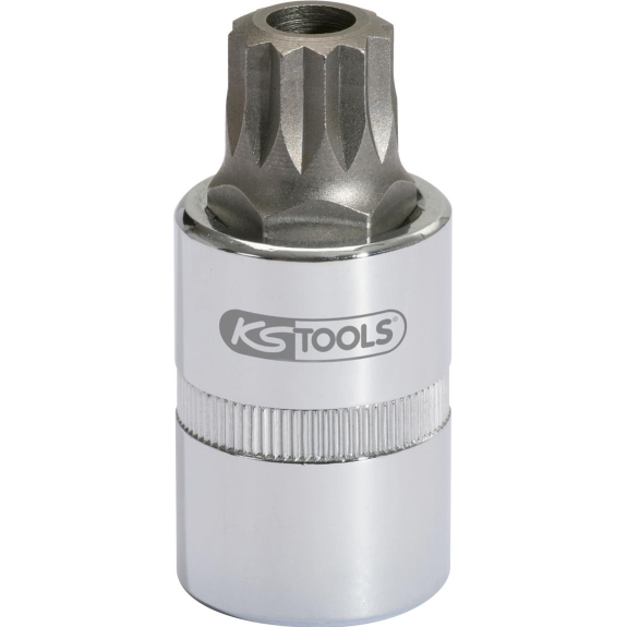 911.1348 1/2" Bit-Stecknuss XZN mit Stirnlochbohrung, M16, 55 mm 911.1348 1/2" Bit-Stecknuss XZN mit Stirnlochbohrung, M16, 55 mm-Beschreibung lesen