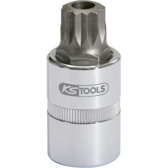 911.1348 1/2" Bit-Stecknuss XZN mit Stirnlochbohrung, M16, 55 mm-Beschreibung lesen