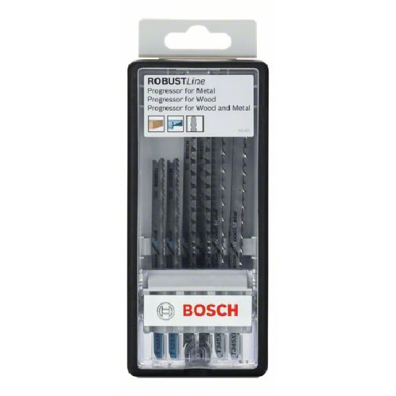 Stichsägeblatt-Set Robust Line Progressor, T-Schaft, 6-teilig-Beschreibung lesen