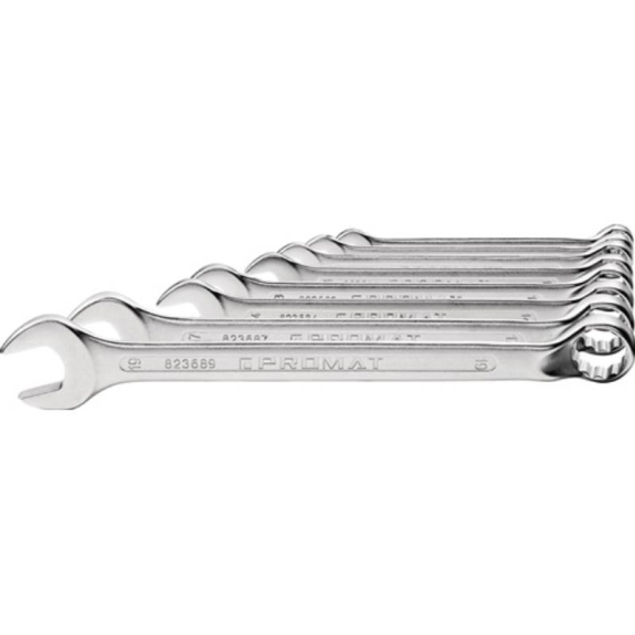 Jeu de clés mixtes 8 pcs. ouverture de clé 8-19 mm forme B CV-acier 1,00 PCE-Leggi tutto