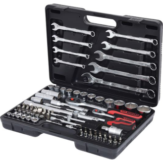 911.0682 1/4"+1/2" Steckschlüssel-Satz, 82-tlg.-Beschreibung lesen