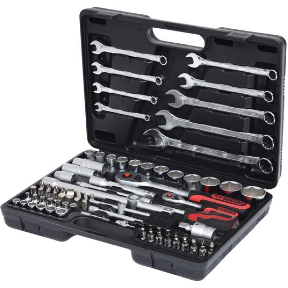 911.0682 1/4"+1/2" Steckschlüssel-Satz, 82-tlg.-Beschreibung lesen
