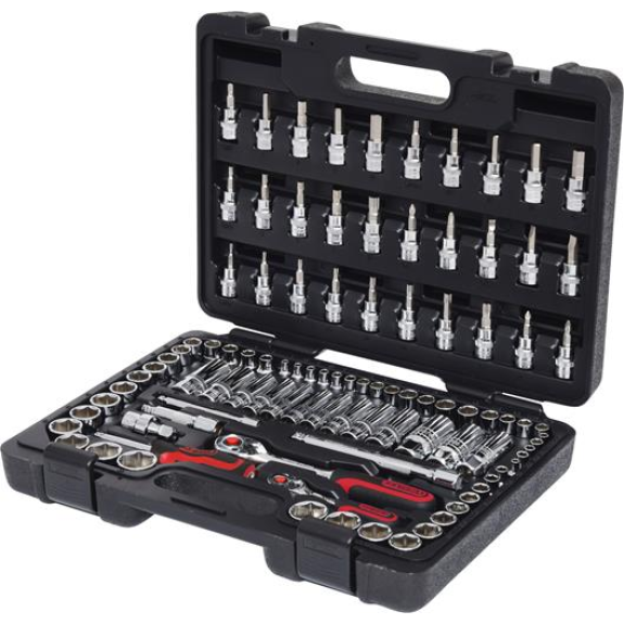 918.0699 1/4"+3/8" CHROMEplus Steckschlüssel-Satz, 99-tlg.-Beschreibung lesen