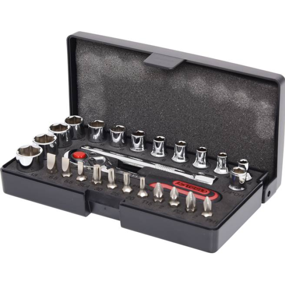 918.0626 1/4" CHROMEplus Steckschlüssel-Satz, 26-tlg. 918.0626 1/4" CHROMEplus Steckschlüssel-Satz, 26-tlg.-Beschreibung lesen
