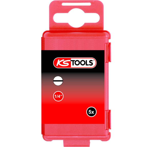 911.8423 1/4 Bit Schlitz, 75mm, 10mm, 5er Pck-Beschreibung lesen