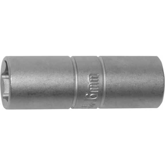 Steckschlüsseleinsatz für Zündkerzen 1/2 Zoll SW 16 mm 6-Kant Länge Steckschlüsseleinsatz für Zündkerzen 1/2 Zoll SW 16 mm 6-Kant Länge-Beschreibung lesen
