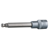 911.5316 1/2" Bit-Stecknuss Innensechskant mit Kugelkopf, lang, 8 mm,