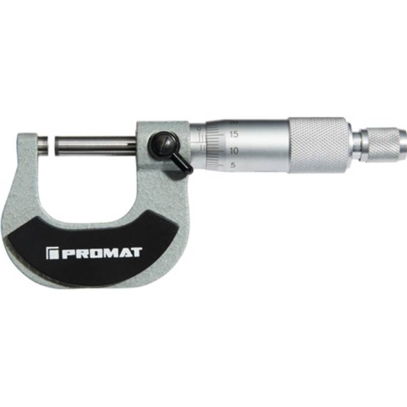 Bügelmessschraube DIN 863/1 0-25 mm Spindel-D. 6,5 mm-Beschreibung lesen