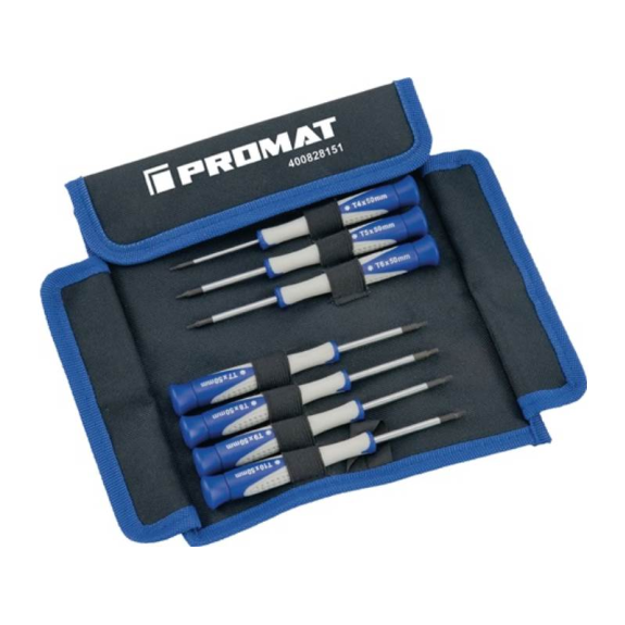 Feinmechanikerschraubendrehersatz 7 teilig TORX Feinmechanikerschraubendrehersatz 7 teilig TORX-Beschreibung lesen