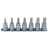 911.1544 1/4" Bit-Stecknuss-Satz Innensechskant, 7-tlg.2,5-8mm