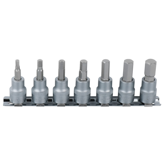 911.1544 1/4" Bit-Stecknuss-Satz Innensechskant, 7-tlg.2,5-8mm 911.1544 1/4" Bit-Stecknuss-Satz Innensechskant, 7-tlg.2,5-8mm-Beschreibung lesen
