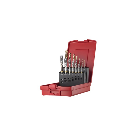 L114304 chinengewindebohrersatz Nr.304 C N L114 M3-M12 14 teilig HSS-E-Beschreibung lesen