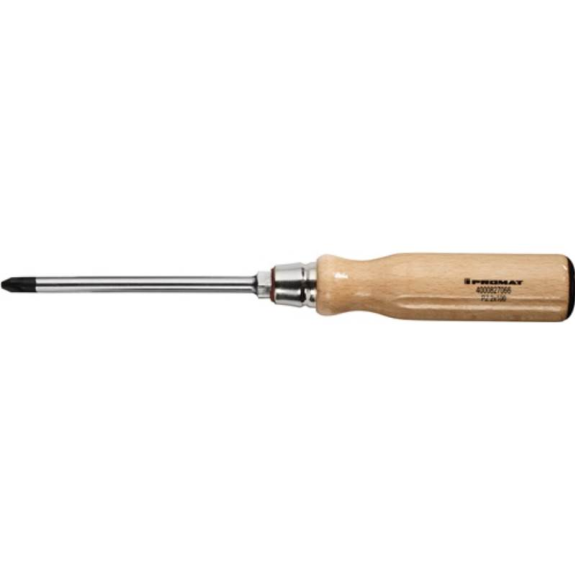 Schraubendreher Gr.PZD 2 Klingenlänge 100 mm Holzgriff Rundklinge mi Schraubendreher Gr.PZD 2 Klingenlänge 100 mm Holzgriff Rundklinge mi-Beschreibung lesen