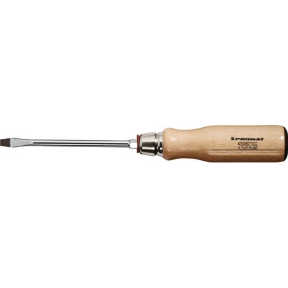 Schraubendreher Schneidenbreite 5 mm Klingenlänge 90 mm Holzgriff Rundk Schraubendreher Schneidenbreite 5 mm Klingenlänge 90 mm Holzgriff Rundk-Beschreibung lesen
