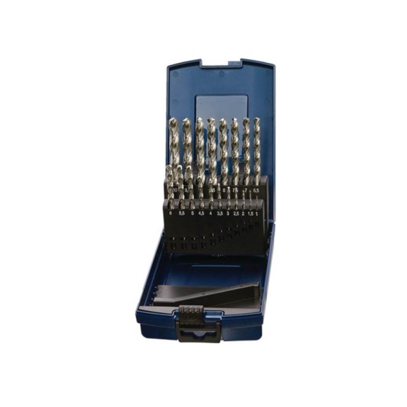 Spiralbohrersatz DIN 338 Typ VA Nenn-D. 1-10,5x0,5 mm HSS-Co 24 teilig Spiralbohrersatz DIN 338 Typ VA Nenn-D. 1-10,5x0,5 mm HSS-Co 24 teilig-Beschreibung lesen