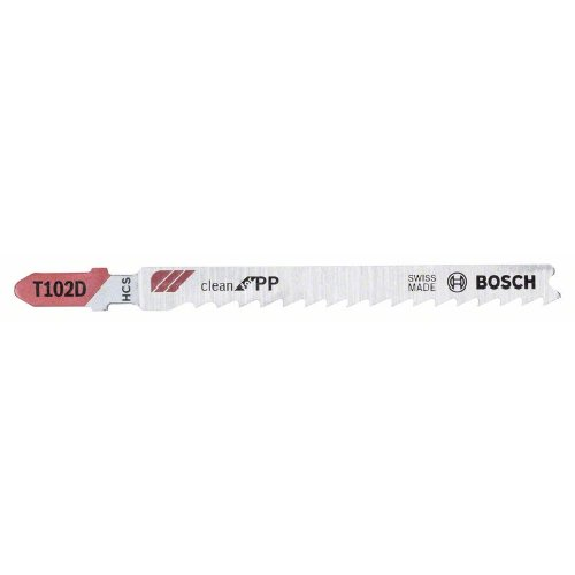 Stichsägeblatt T 102 D Clean pour PP, paquet de 5-Leggi tutto