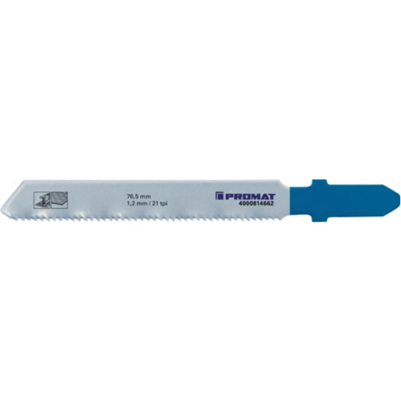 5 Stück Stichsägeblatt Gesamtlänge 76,5 mm Zahnteilung 1,2 mm HSS 5 Stück Stichsägeblatt Gesamtlänge 76,5 mm Zahnteilung 1,2 mm HSS-Beschreibung lesen
