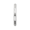 B 9000 0320 Schließblech B 9000 Edelstahl Breite 24 x Länge 235 mm abgerunde B 9000 0320 Schließblech B 9000 Edelstahl Breite 24 x Länge 235 mm abgerunde