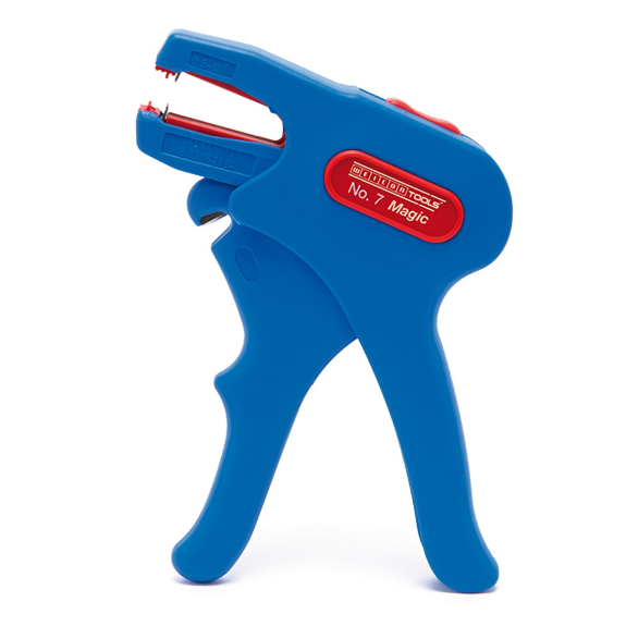 51000007 Abisolierzange No.7-R blau/rot, Blister 51000007 Abisolierzange No.7-R blau/rot, Blister-Beschreibung lesen