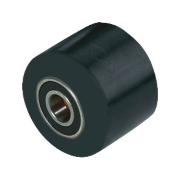 Gabelrolle  Polyamid Naben-L. 63 mm Rad-B. 63 mm Rad-D. 80 mm f.Gabelhub-Beschreibung lesen