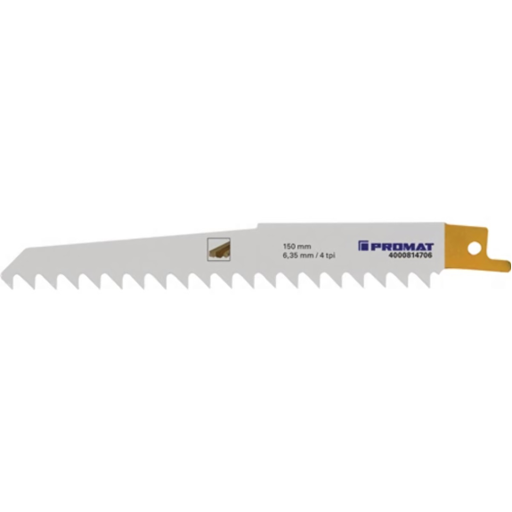 5 Stk Säbelsägeblatt Länge 150 mm Breite 19 mm ll Zahnteilung TPI 4 6,35 5 Stk Säbelsägeblatt Länge 150 mm Breite 19 mm ll Zahnteilung TPI 4 6,35-Beschreibung lesen