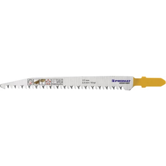 5 Stück Stichsägeblatt  Gesamtlänge 117 mm Zahnteilung 2,5 mm HCS-Beschreibung lesen