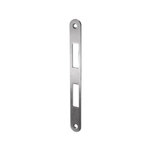 B 9000 0319 Schließblech B 9000 Edelstahl Breite 24 x Länge 235 mm abgerunde-Beschreibung lesen