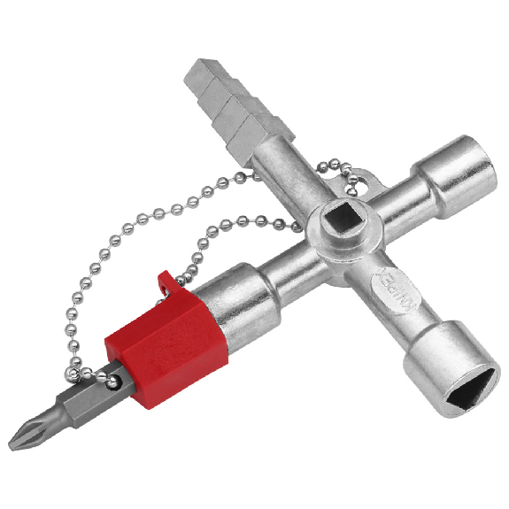 KNIPEX 00 11 04 Profi-Key für gängige Absperrsysteme 90 mm (SB-Karte/Blister)-Beschreibung lesen