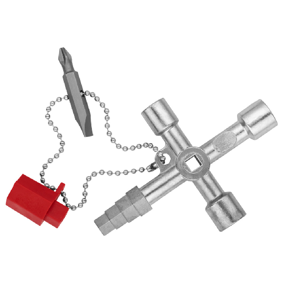KNIPEX 00 11 04 Profi-Key für gängige Absperrsysteme 90 mm (SB-Karte/Blister)-Beschreibung lesen