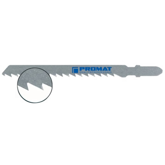 25 Stück Stichsägeblatt Gesamtlänge 100 mm Zahnteilung 4 mm Stärke 1,27 mm HCS-Beschreibung lesen