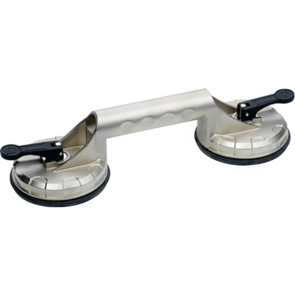 Capacité de charge d'aspirateur d'aspiration 80 kg Head-D. 118 mm 2 têtes en aluminium-Leggi tutto