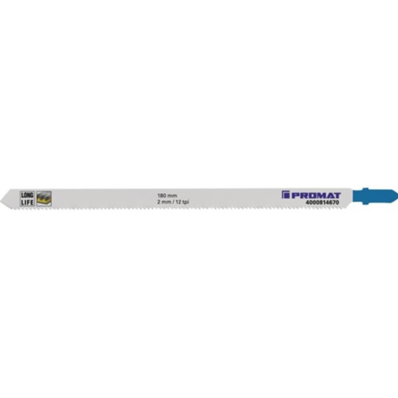 Stichsägeblatt Gesamtlänge 180 mm Zahnteilung 2 mm BIM Stichsägeblatt Gesamtlänge 180 mm Zahnteilung 2 mm BIM-Beschreibung lesen