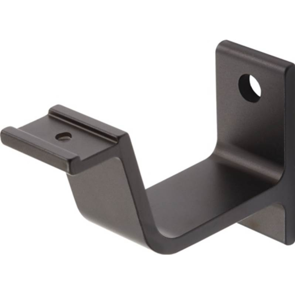 3551-18E Handlaufträger 3551 Aluminium schwarz eloxiert  gerade Auflage-Beschreibung lesen