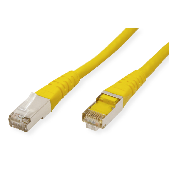 ROLINE Patchkabel Kat.6 (Class E) S/FTP (PiMF), gelb, 7 m-Beschreibung lesen