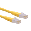 ROLINE Patchkabel Kat.6 (Class E) S/FTP (PiMF), gelb, 7 m