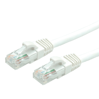 Cordon VALUE Cat.6 (Classe E) UTP LSOH, blanc, 3 m-Lire la description