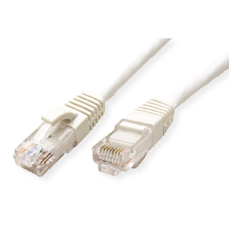 Cordon VALUE Cat.6 (Classe E) UTP LSOH, blanc, 3 m-Lire la description