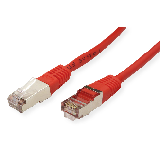 ROLINE Patchkabel Kat.5e (Class D) FTP, rot, 2 m-Beschreibung lesen