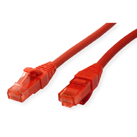 ROLINE Patchkabel Kat.6 UTP, Component Level, LSOH, rot, 3 m-Beschreibung lesen