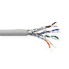 VALUE Câble Cat.8 (Classe I) S/FTP (PiMF-) rigide AWG22, LSOH, gris, 100 m