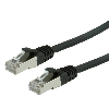 VALUE Patchkabel Kat.6 (Class E) S/FTP (PiMF), LSOH, schwarz, 3 m