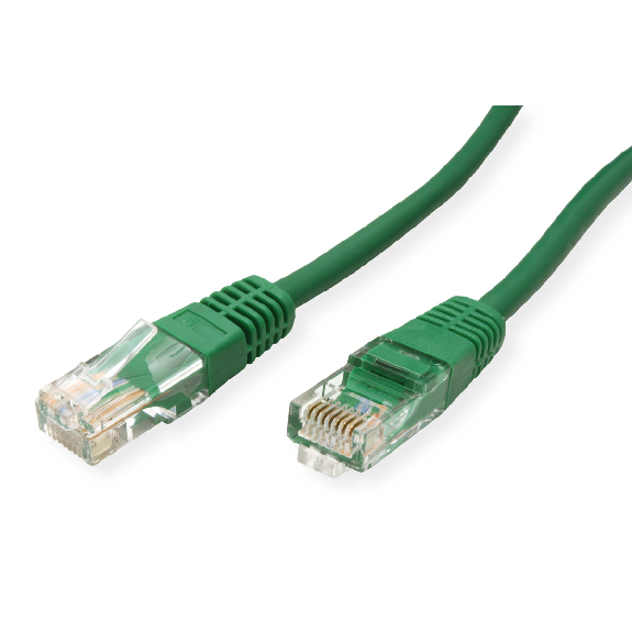 ROLINE Patchkabel Kat.5e (Class D) UTP, grün, 0,5 m ROLINE Patchkabel Kat.5e (Class D) UTP, grün, 0,5 m-Beschreibung lesen
