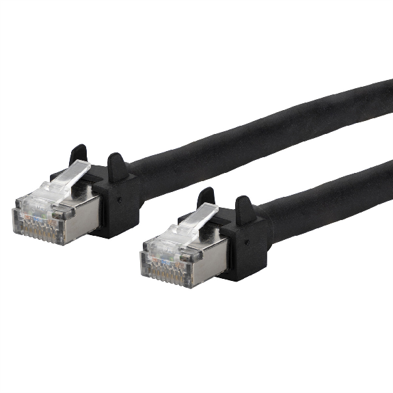 METZ CONNECT Patchkabel 6kV Flex500 Outdoor, schwarz, 0,5 m-Beschreibung lesen