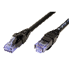 ROLINE Patchkabel Kat.6A UTP, Component Level, LSOH, schwarz, 0,5 m