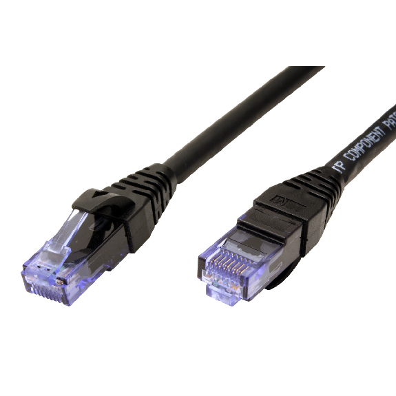 ROLINE Patchkabel Kat.6A UTP, Component Level, LSOH, schwarz, 0,5 m-Beschreibung lesen