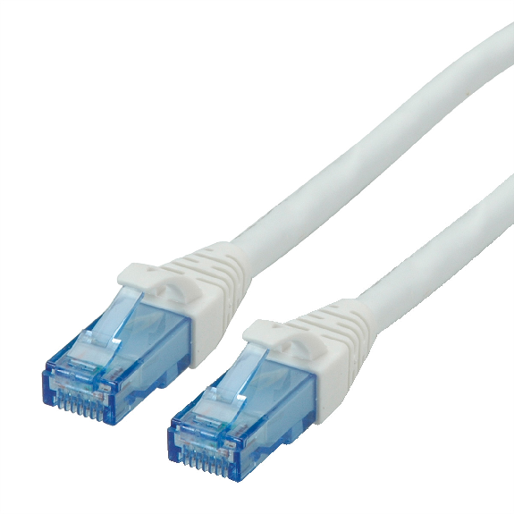 ROLINE Patchkabel Kat.6A UTP, Component Level, LSOH, weiß, 7,5 m-Beschreibung lesen