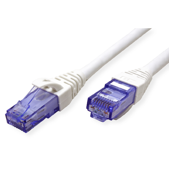 ROLINE Patchkabel Kat.6A UTP, Component Level, LSOH, weiß, 7,5 m-Beschreibung lesen