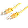 Cordon ROLINE Cat.5e (Classe D) UTP confectionné, jaune, 3 m