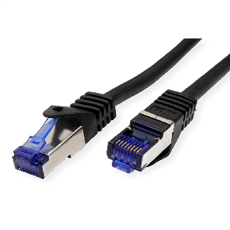 VALUE Cordon outdoor Cat.6A (Classe EA) S/FTP (PiMF) solide LSOH, noir, 20 m-Lire la description